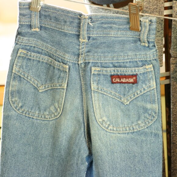 Vintage Calabash Kid's Jean Lot Distressed Denim - Picture 5 of 6